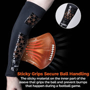 Football Arm Sleeve with Stick Grips SH002