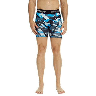 Men's Light Navy Camo 6'' Fitness Shorts