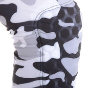 Gray Black Camouflage Knee Long Sleeve