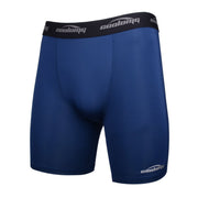 Men's Navy Blue 6" Training Compression Shorts