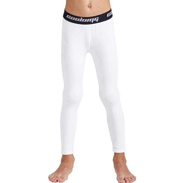 Boys & Girls White Thermal Compression Pants CH002WT – COOLOMG - Football  Baseball Basketball Gears
