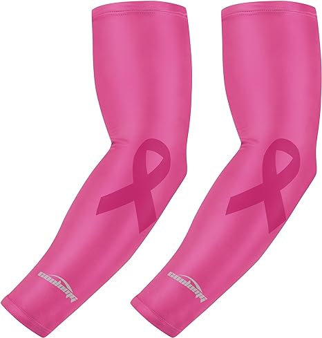 Ribbon Breast Cancer Awareness Arm Sleeve- Pink