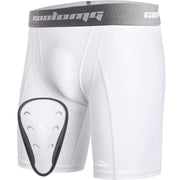 COOLOMG Youth Sliding Shorts with Protective Cup for Baseball Football CF002
