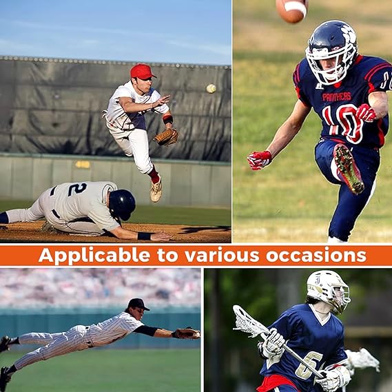 COOLOMG Mens Baseball Chest Rib Protector Adult Football Padded Compression Shirt Heart Sternum Guard for Rugby Lacrosse C01_BE204