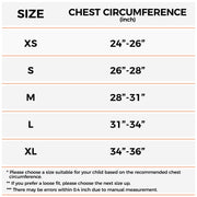 COOLOMG Youth Baseball Chest Protector Padded Compression Shirt Softball Football Lacrosse Rib Heart Sternum Guard