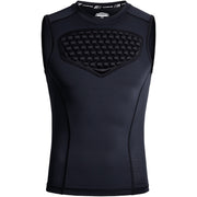COOLOMG Adult Baseball Chest Protector Padded Compression Shirt For Softball Football Lacrosse