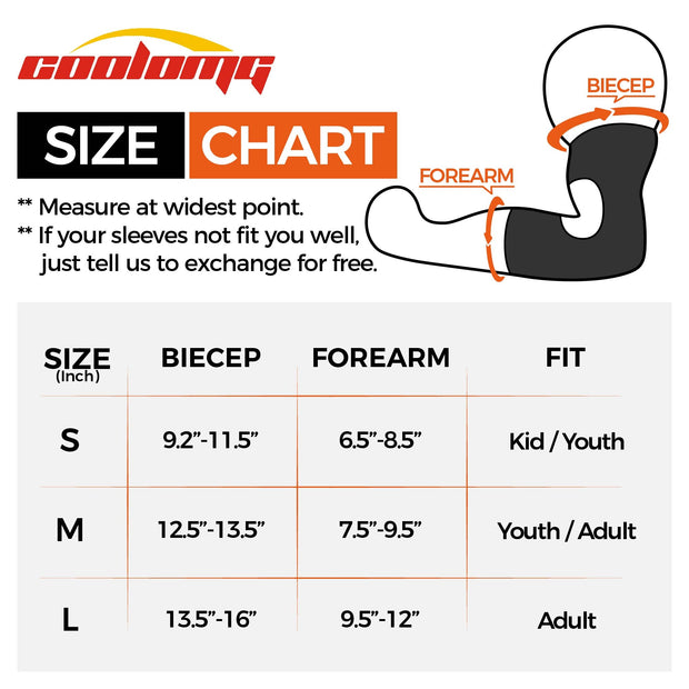 COOLOMG Batter's Baseball Elbow Guard for Youth Adult with Adjustable Straps