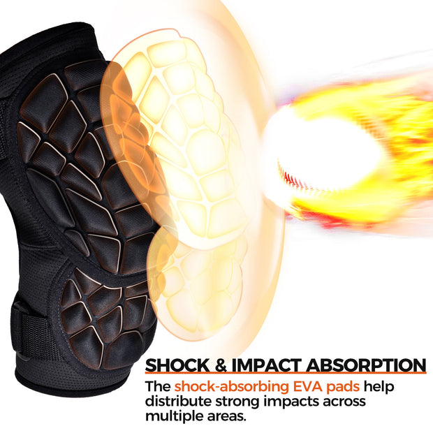 COOLOMG Batter's Baseball Elbow Guard for Youth Adult with Adjustable Straps