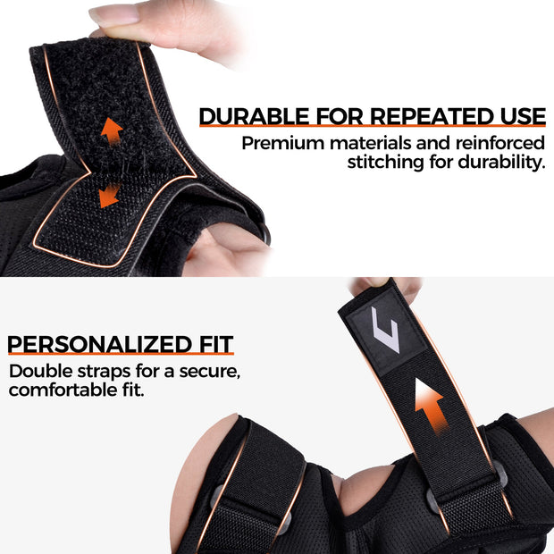 COOLOMG Batter's Baseball Elbow Guard for Youth Adult with Adjustable Straps