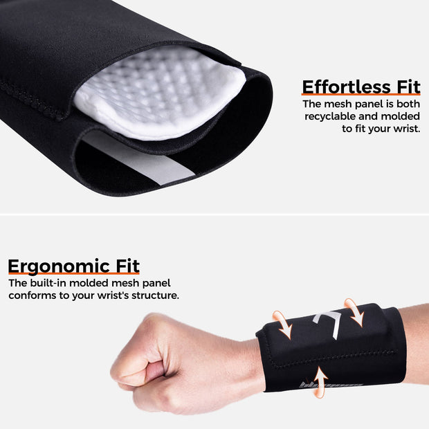 COOLOMG Baseball Wrist Guard with Panel Shield Protective Handband for Baseball,Softball,Football 1 Piece