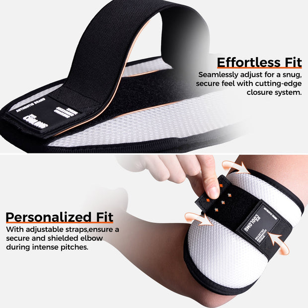 COOLOMG Baseball Elbow Guard - Protective Arm Gear with Adjustable Strap for Softball