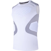 Youth Baseball Chest Protector Padded Compression Vest Shirt For Softball Football Lacrosse CF001