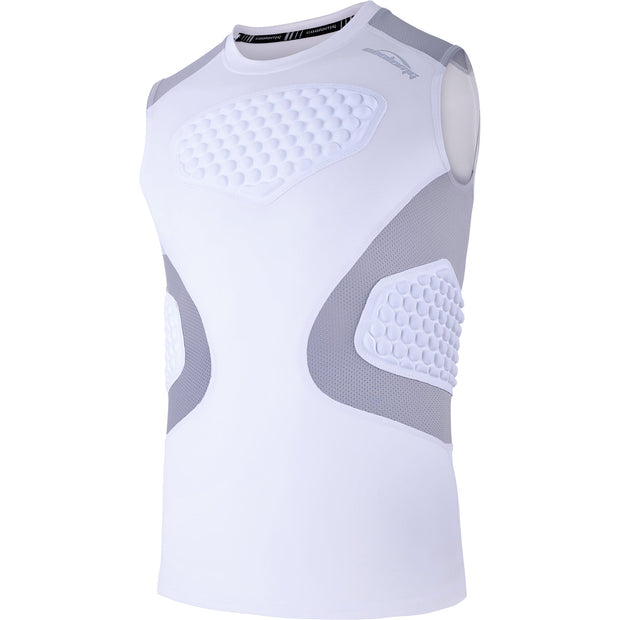 Youth Baseball Chest Protector Padded Compression Vest Shirt For Softball Football Lacrosse CF001