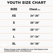 Youth Baseball Chest Protector Padded Compression Vest Shirt For Softball Football Lacrosse CF001