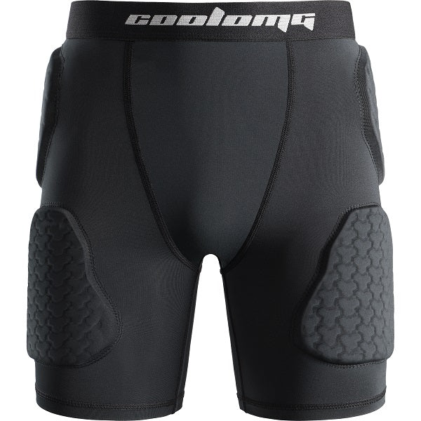 COOLOMG Youth Boys Football Girdle Padded Shorts/Leggings,Integrated Hip,Tailbone,Thigh Pads Girdles for Football Rugby CF005