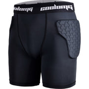 Youth Boys Football Girdle Padded Shorts, 3 Pads CF006