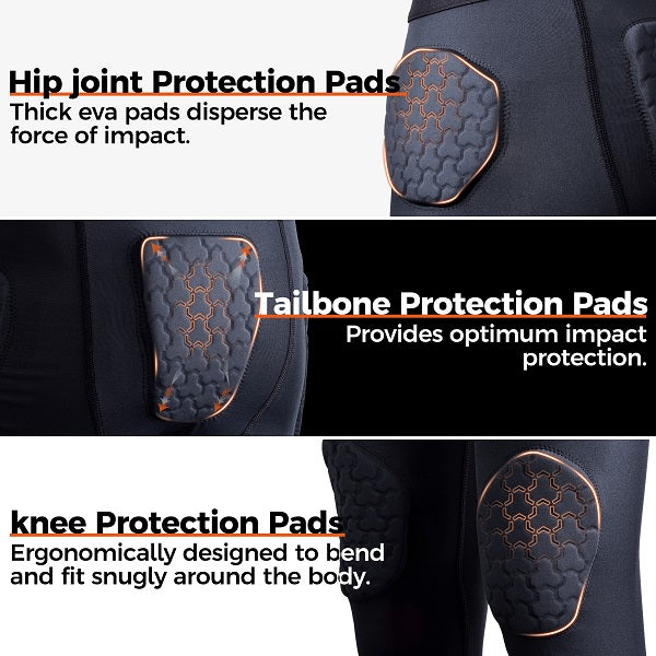 Football Girdle Padded Leggings With Knee Pads CF007