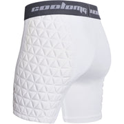 Women Padded Softball Sliding Shorts White/Black WE005