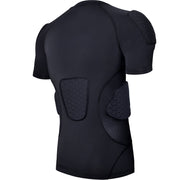 COOLOMG Youth Boys Padded Compression Shirt Football Chest Rib Protector Undershirt Shoulder Back Protection 6-Pad