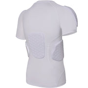 COOLOMG Youth Boys Padded Compression Shirt Football Chest Rib Protector Undershirt Shoulder Back Protection 6-Pad