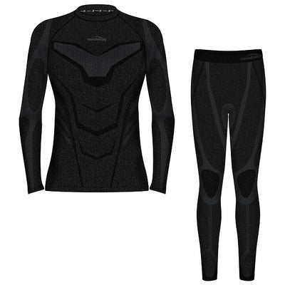 COOLOMG Youth Seamless Base Layer Underwear Shirt and Pants Set