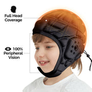 COOLOMG Upgraded Thick Football Soft Padded Headgear 7v7 Soft Shell Head Protector For Youth Adults SP160_V