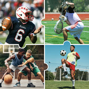 COOLOMG Adult Mens Padded Football Shirt Rib Chest Protector Compression Undershirt Rugby Lacrosse Back Protection