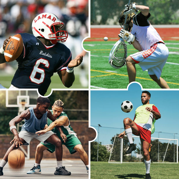 COOLOMG Adult Mens Padded Football Shirt Rib Chest Protector Compression Undershirt Rugby Lacrosse Back Protection