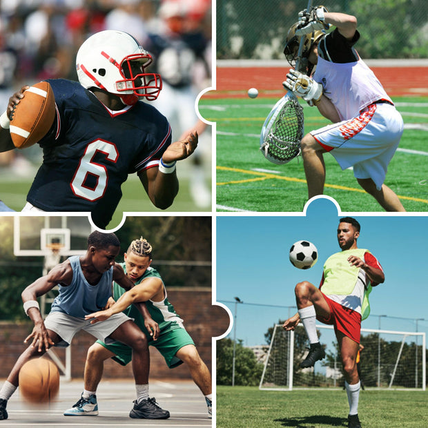 COOLOMG Mens Padded Compression Shirt Football Chest Rib Protector Undershirt Shoulder Back Protection 6-Pad