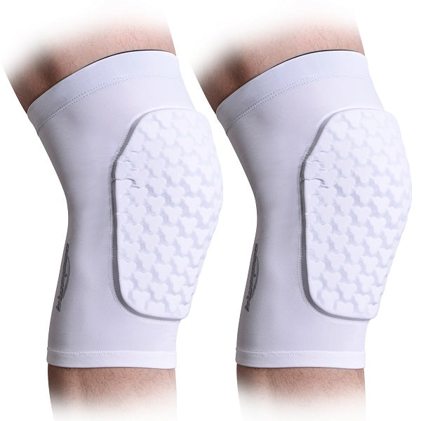 COOLOMG Basketball Knee Pad for Kids Youth Adult, Compression Anti-slip Knee Sleeve for Baseball Volleyball Football, Sports Knee Protector (1 Pair) SP012T