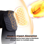 COOLOMG Basketball Knee Pads Compression Leg Sleeves for Volleyball Football Weightlifting SP013T