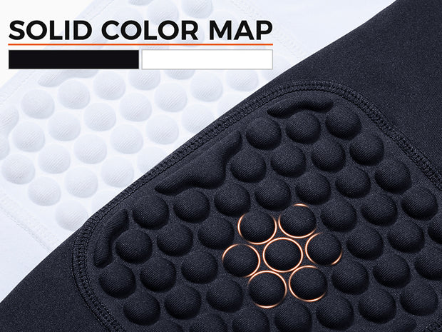 COOLOMG Basketball Knee Pads Compression Leg Sleeves Honeycomb Knee Pads