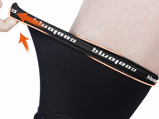 COOLOMG Basketball Knee Pads Compression Leg Sleeves Honeycomb Knee Pads
