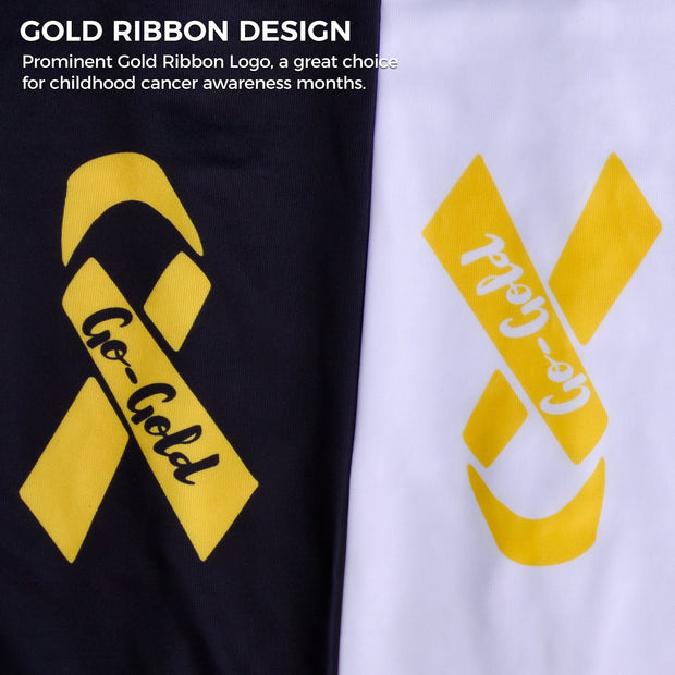 Yellow Ribbon Compression Arm Sleeves Child Cancer Awareness Sleeves for Sports Youth&Adult Sizes