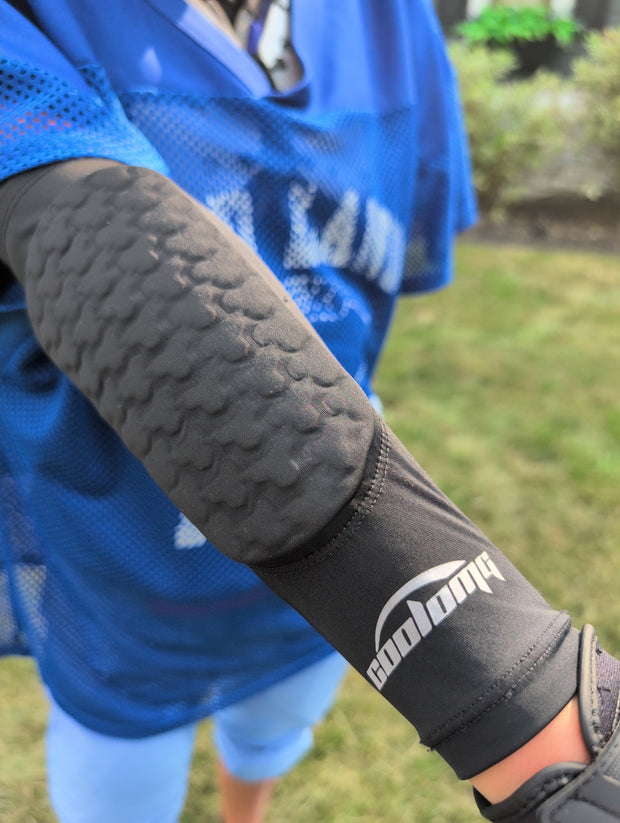 Football Forearm Pad with Stick Grips Padded Forearm Sleeve SPH01