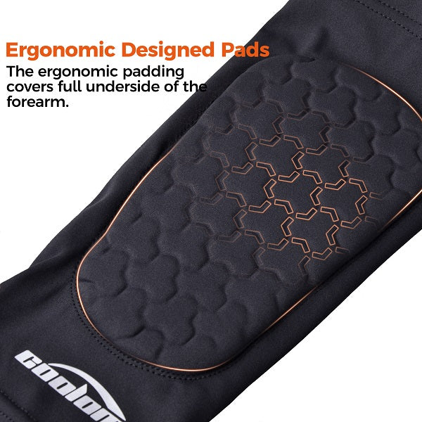 Football Forearm Pad with Stick Grips Padded Forearm Sleeve SPH01