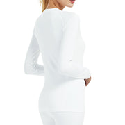 Women's White Thermal Compression Shirt WE003WT