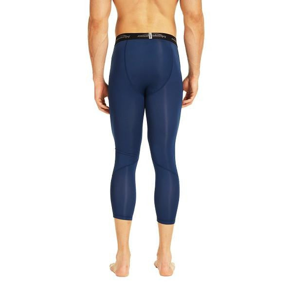 COOLOMG - Compression Running 3/4 Tights Capri Pants Leggings