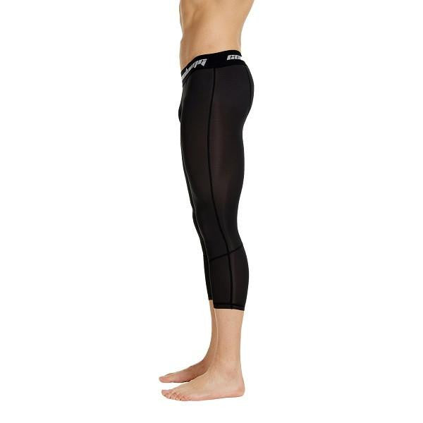 COOLOMG - Compression Running 3/4 Tights Capri Pants Leggings