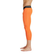 Orange 3/4 Compression Tights