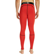 Dark Red Compression Tights Pants