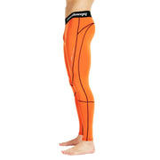 Orange Compression Pants