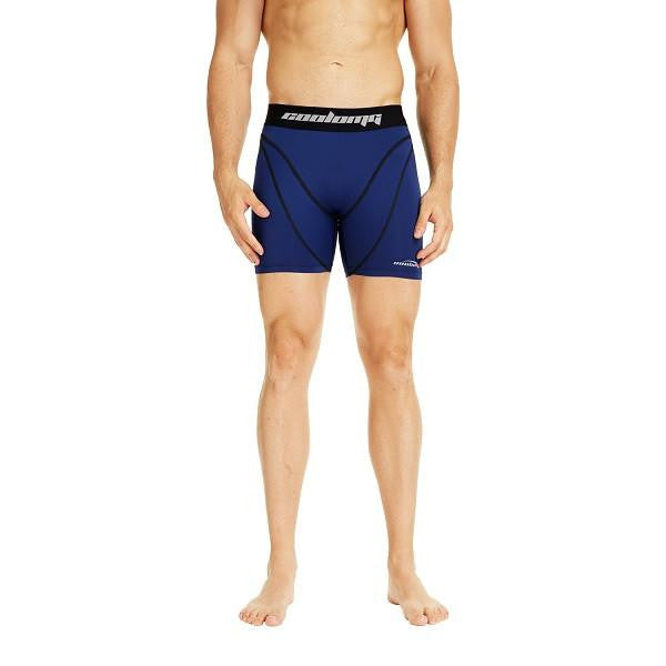 Men's Navy Blue Training Compression Shorts