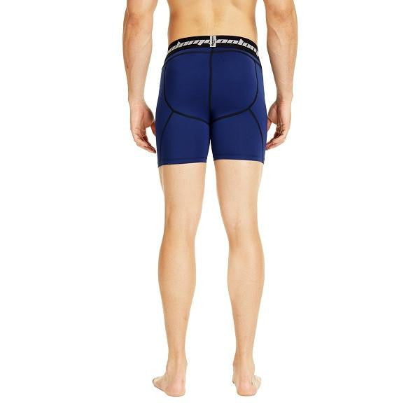 Men's Navy Blue Training Compression Shorts
