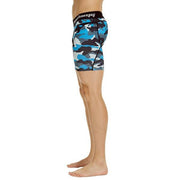 Men's Light Navy Camo 6'' Fitness Shorts