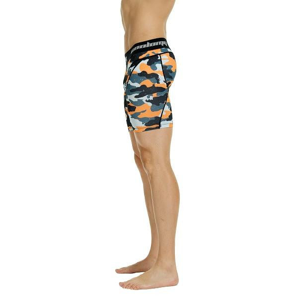 Men's Orange Camo 6'' Fitness Shorts