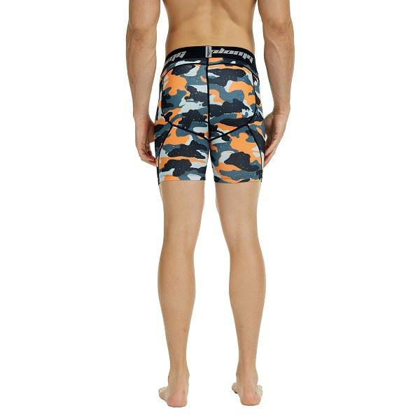 Men's Orange Camo 6'' Fitness Shorts