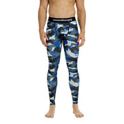 Navy Camo Compression Pants