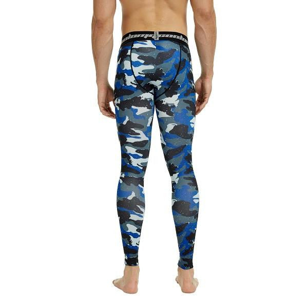 Navy Camo Compression Pants