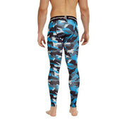Light Navy Camo Compression Pants